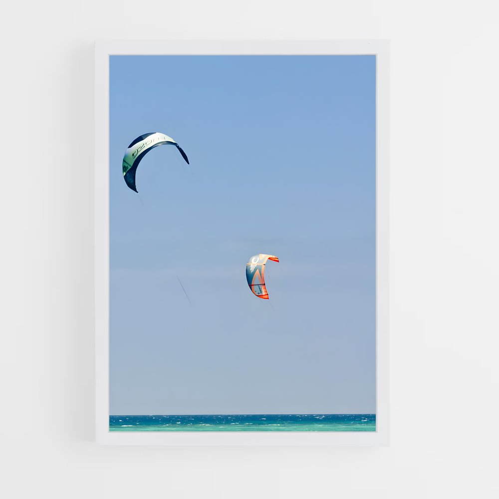 Poster Parade Océanique – affiche Kitesurf (vue 3)
